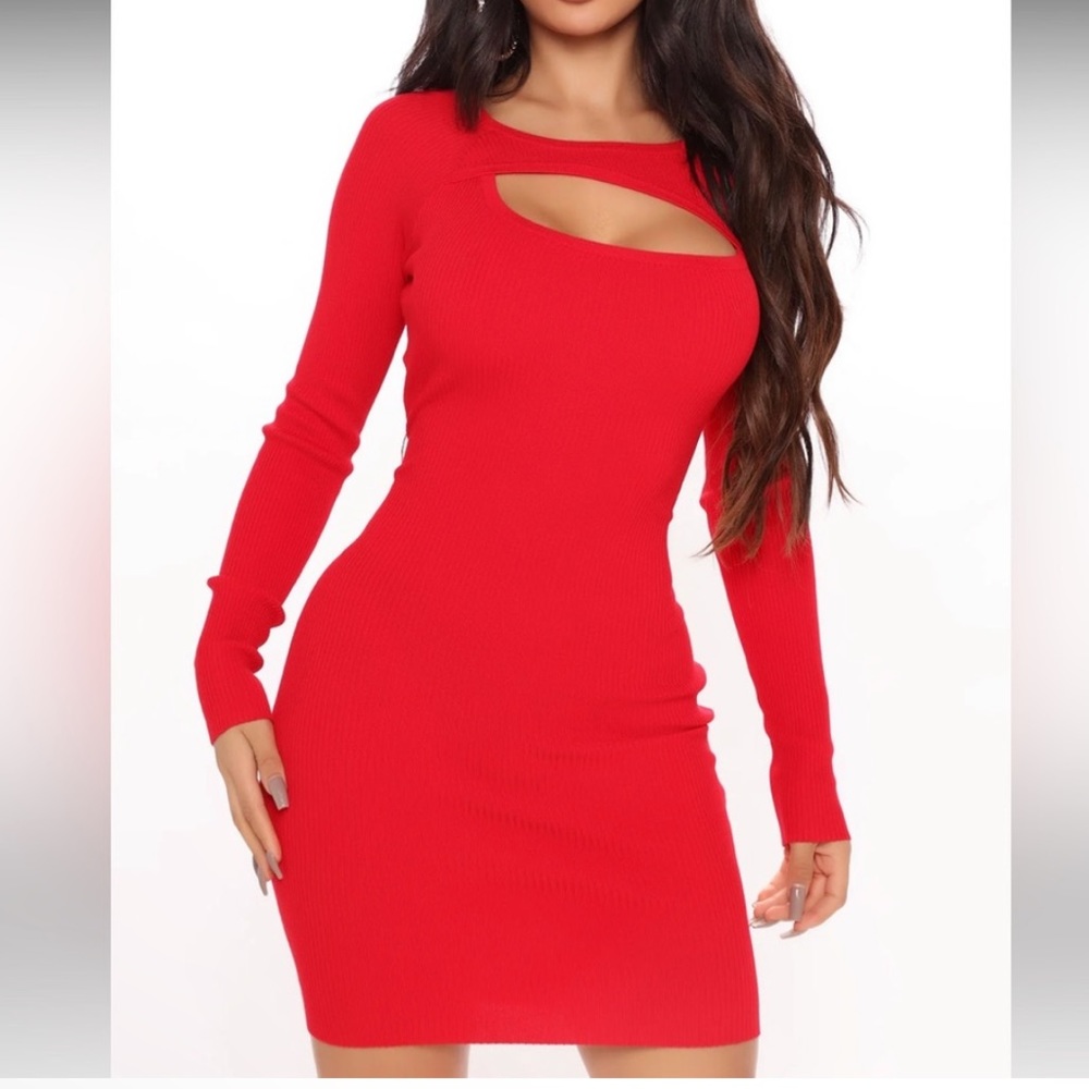 EUC Fashion Nova Ribbed Dress. Size XL❤️